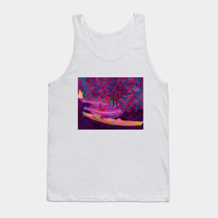 Bank of the Oise at Auvers by Van Gogh (Remix by SABRE) Tank Top